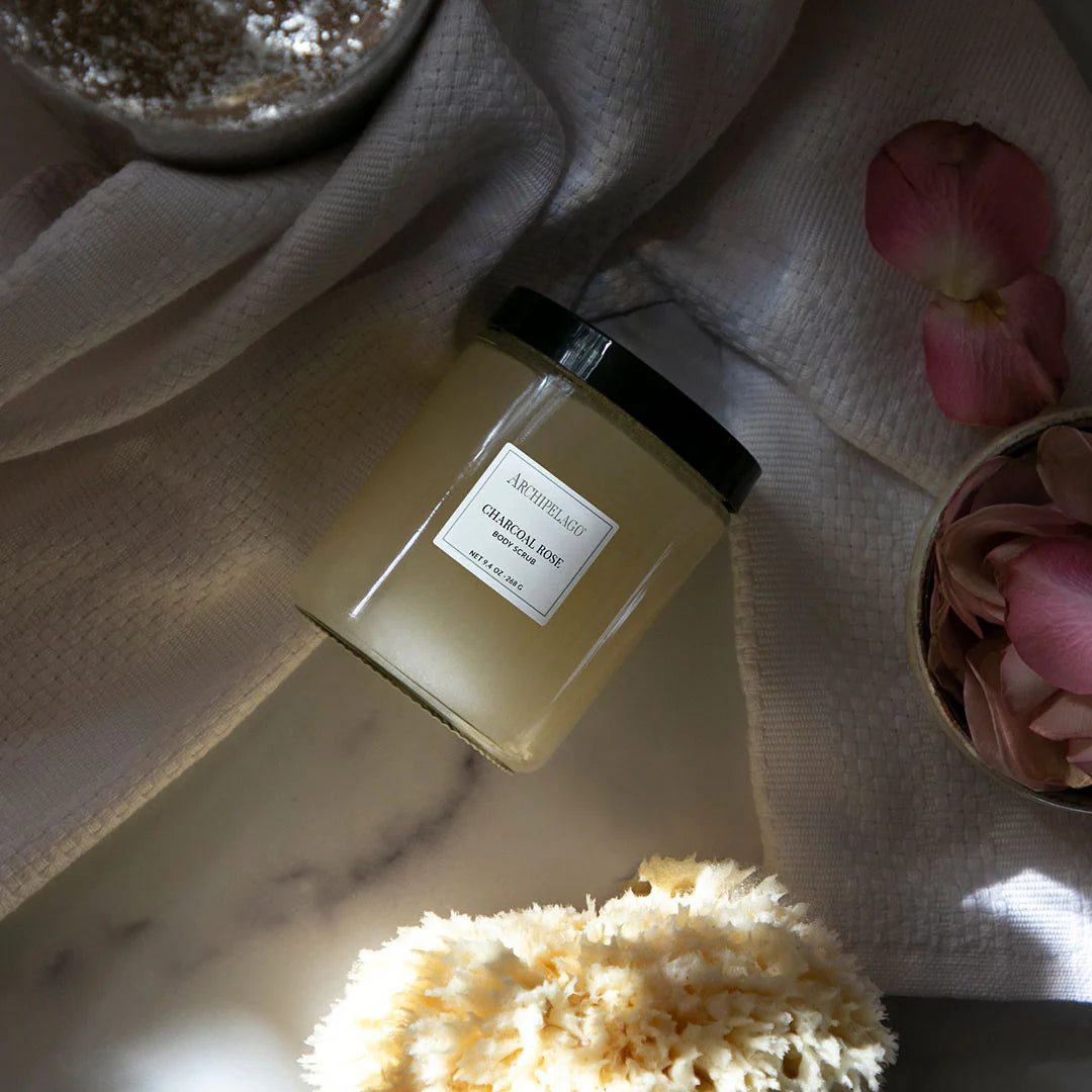 CHARCOAL ROSE BODY SCRUB