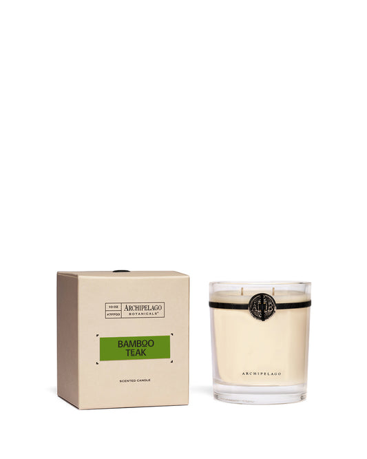 BAMBOO TEAK 10 OZ BOXED CANDLE