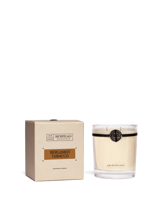 BERGAMOT TOBACCO 10 OZ BOXED CANDLE
