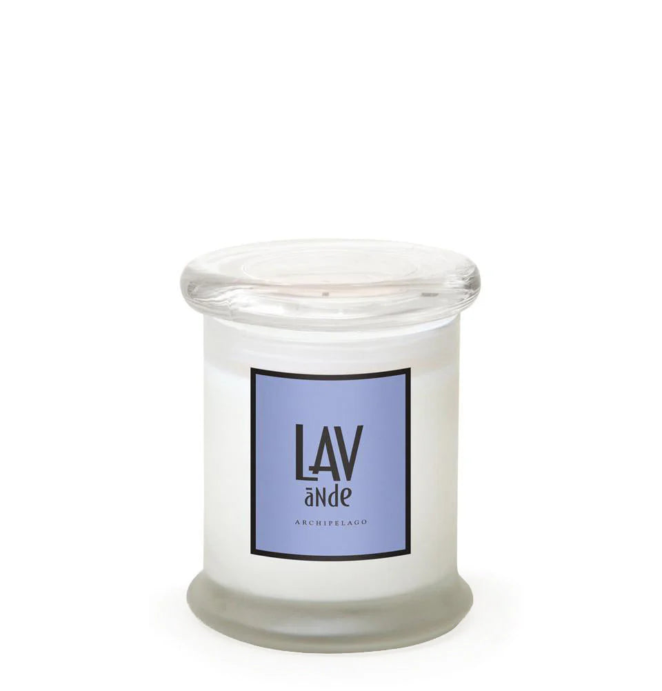 Lavande Frosted Jar Candle