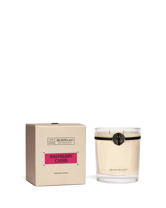 RASPBERRY CASSIS 10 OZ BOXED CANDLE