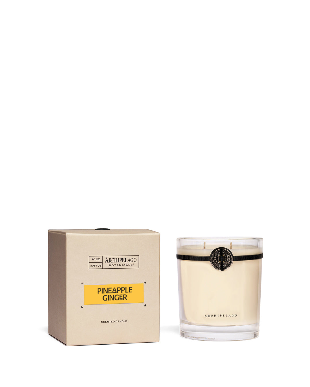 PINEAPPLE GINGER 10 OZ BOXED CANDLE