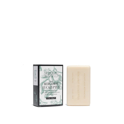 BERGAMOT EUCALYPTUS ALL NATURAL BOXED SOAP 5.2OZ