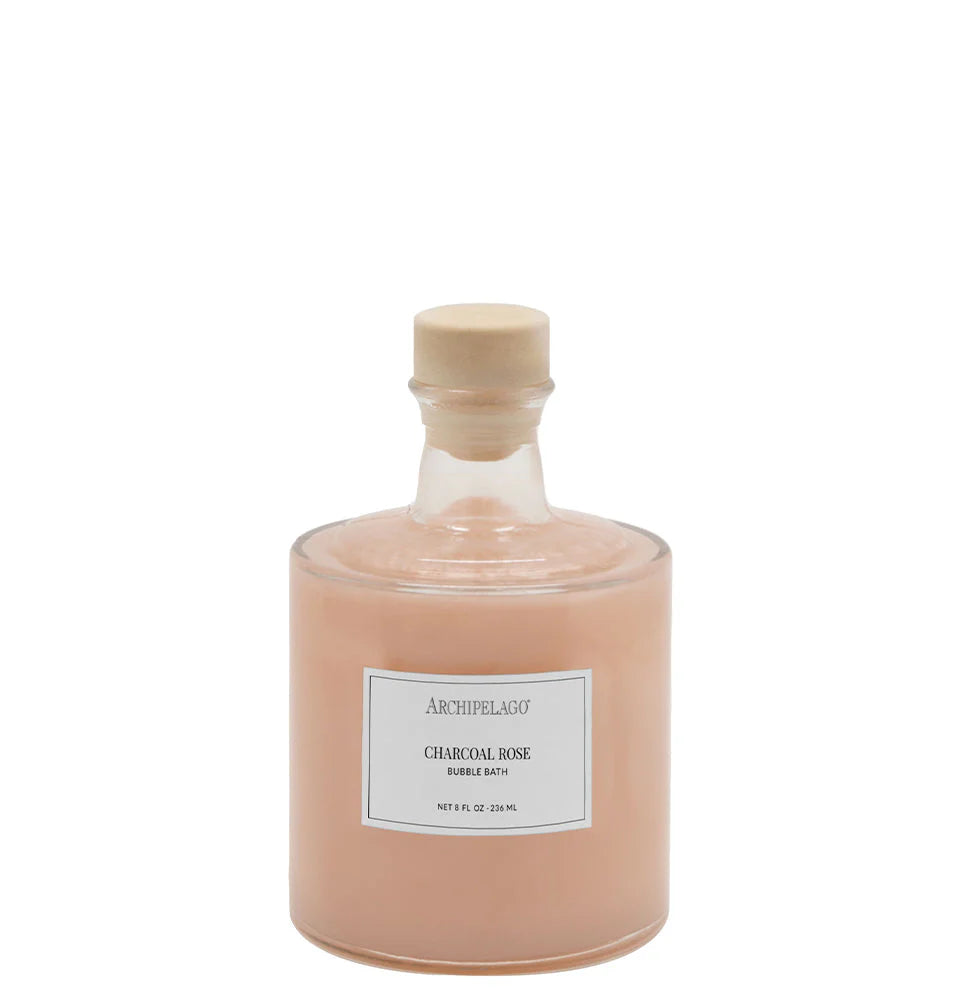 CHARCOAL ROSE BUBBLE BATH 8 OZ